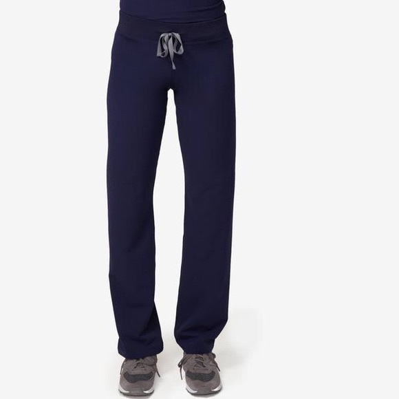 Figs Pants - Figs Livingston Scrub Pants, Navy, S Petite